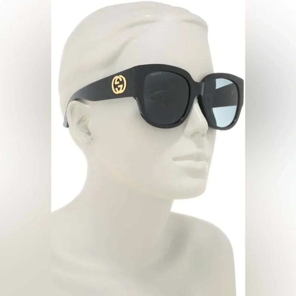 Gucci Black 55mm Square Sunglasses